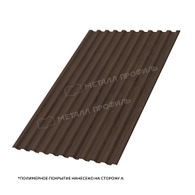 Профлист  С-21x1000-A (ECOSTEEL_MA-01-МореныйДуб-0,5)